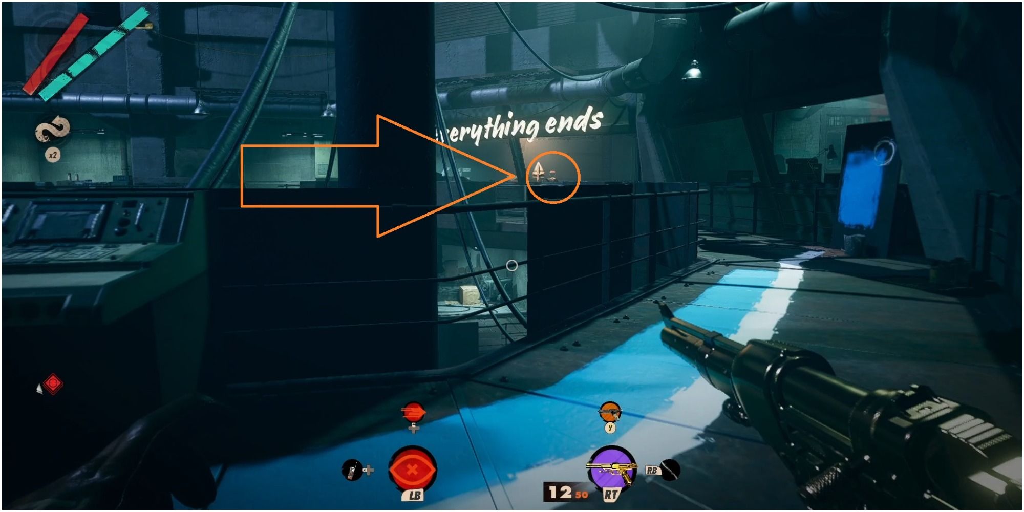 Deathloop The Lever That Fills The Underground Bunker With Water