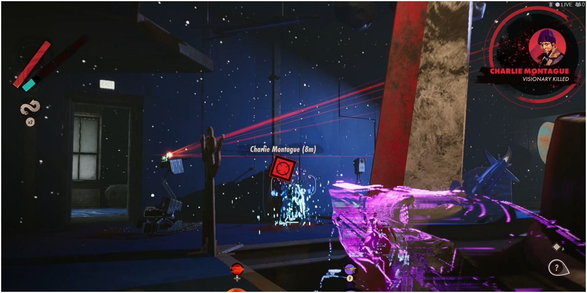 Deathloop Using A Shotgun To Take Out Charlie
