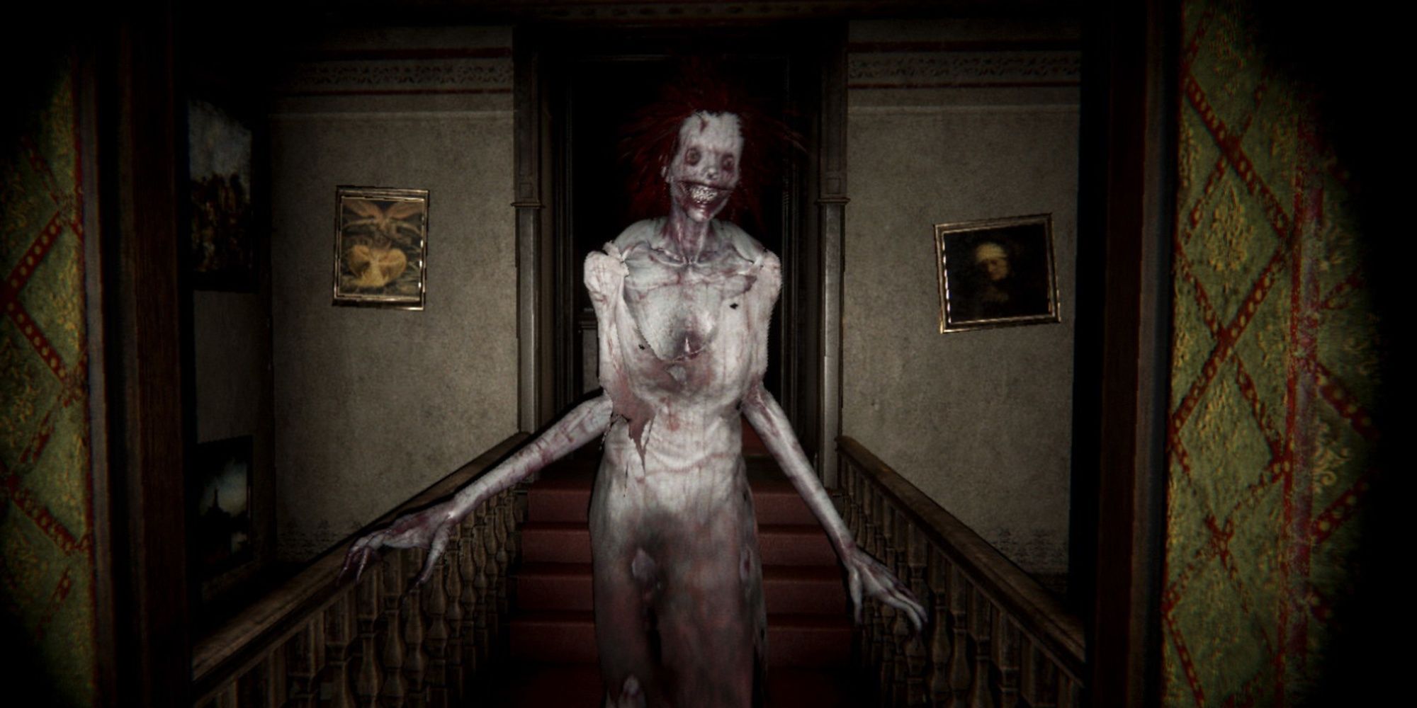 Devour: Possessed Cultist Chasing Player Down Hall