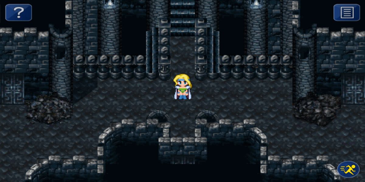 Tess stands in Darill's Tomb in Final Fantasy 6