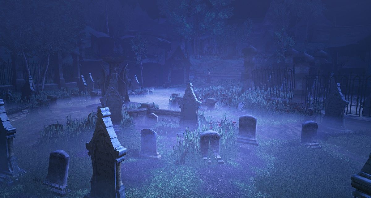 Fable 2 Cemetery inside Bowerstone