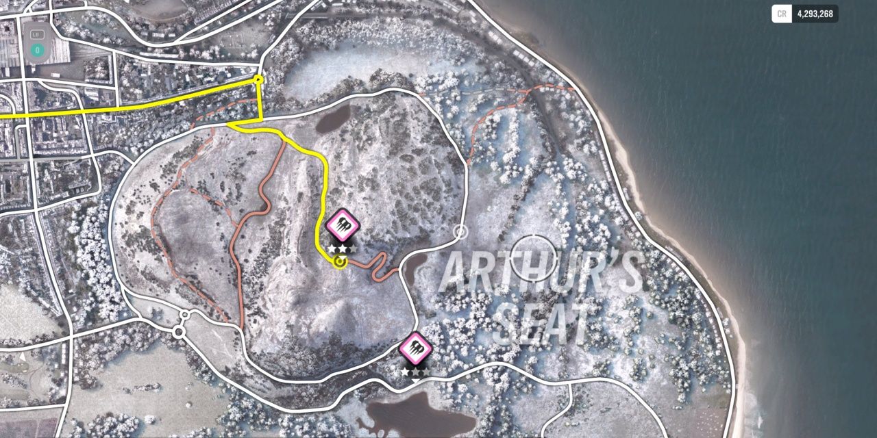 Forza Horizon 4 Holyrood Park On Map