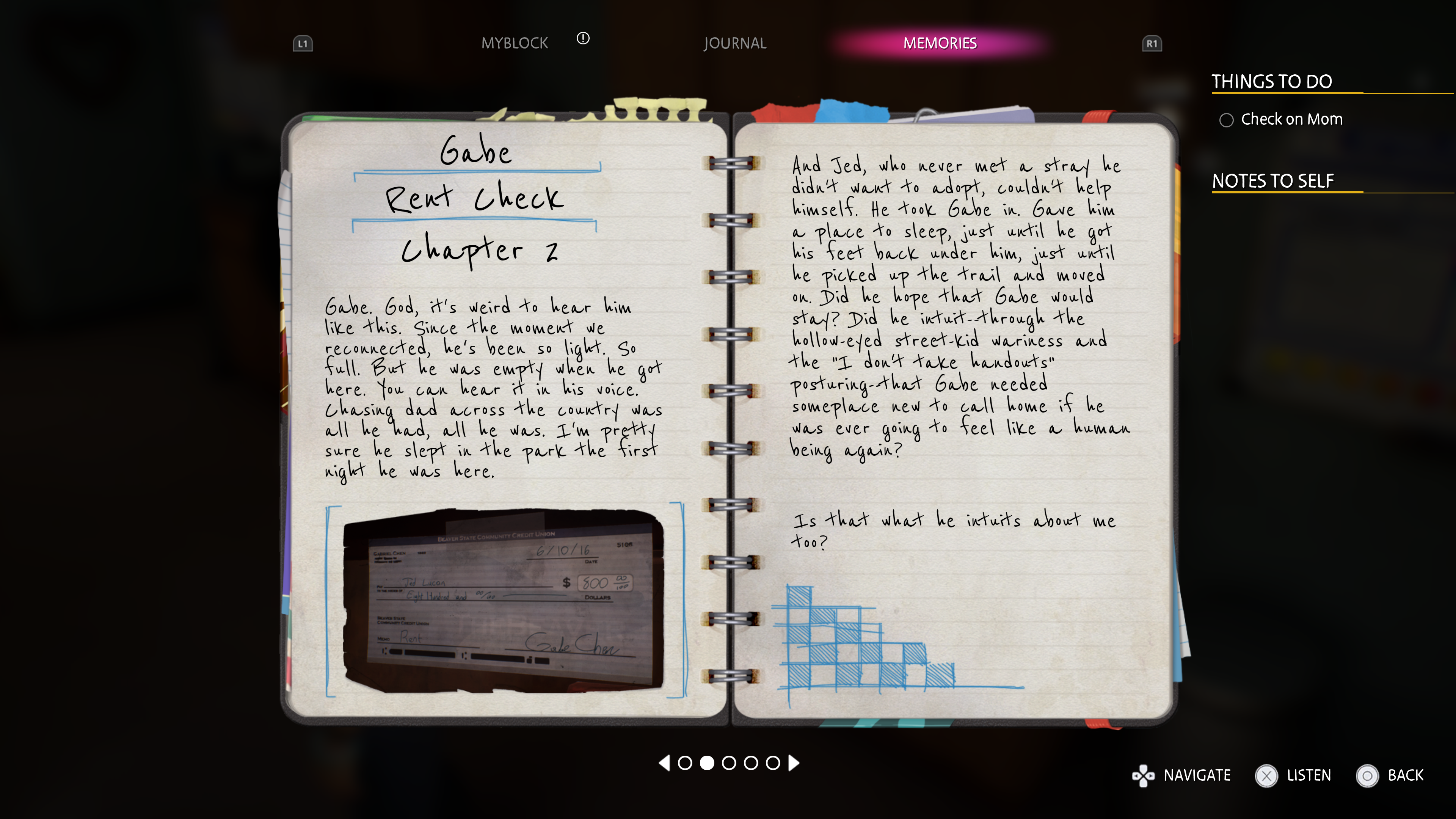 Gabe's Rent Cheque