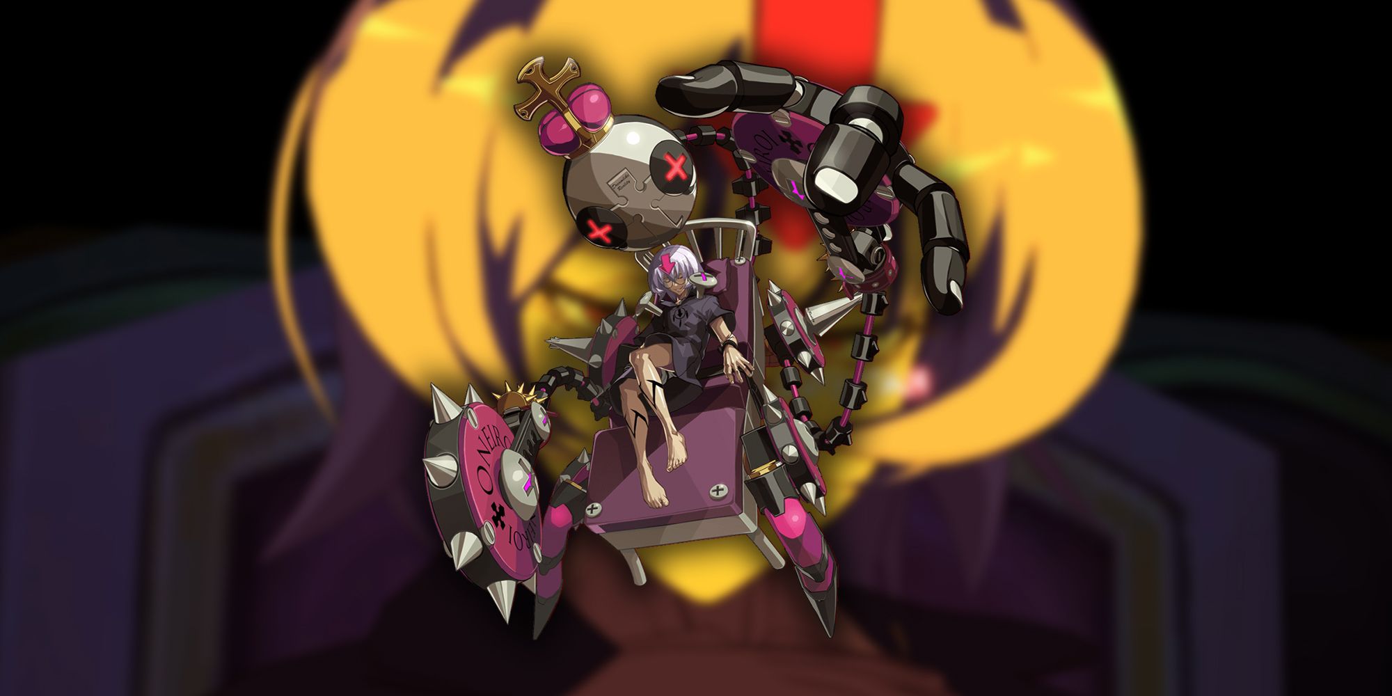 Guilty Gear - PNG Of Bedman Overlaid On Still Frame From His Insta-Kill In Revelator