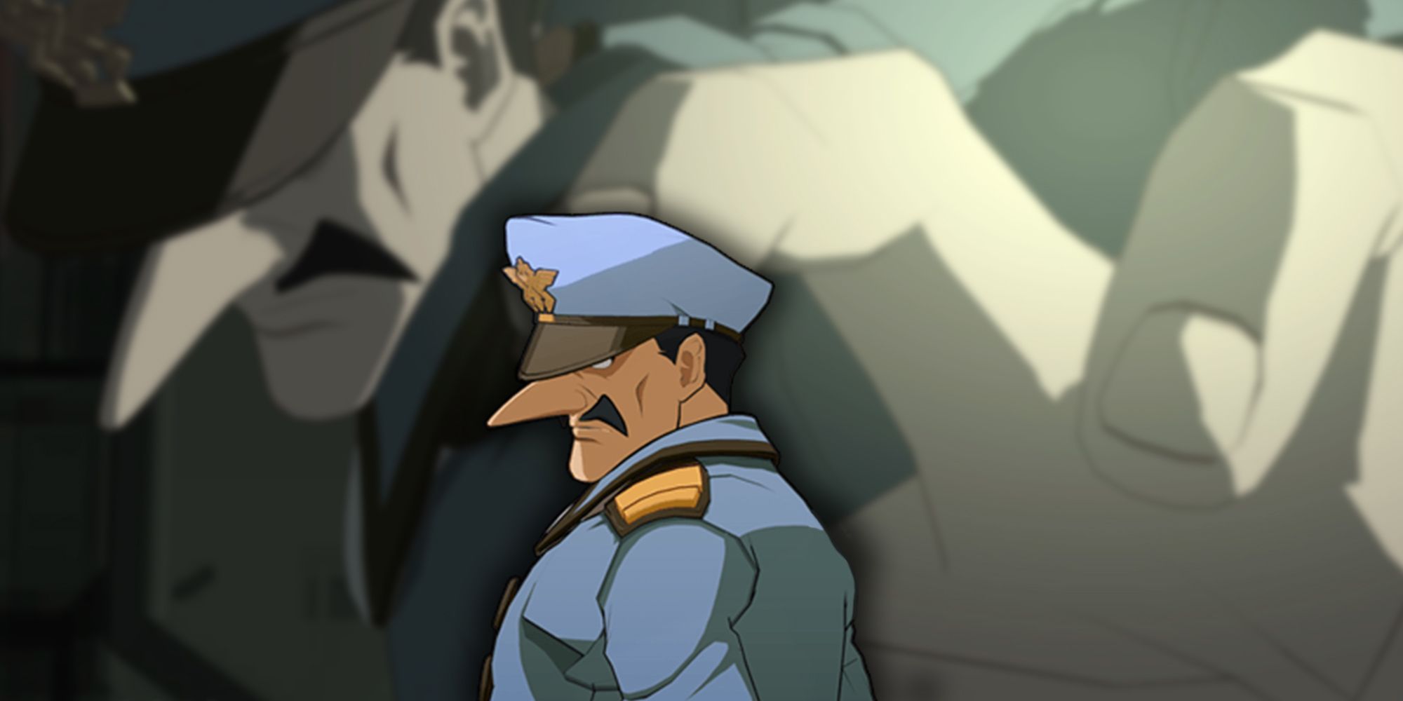 Guilty Gear - PNG Of Gabriel Overlaid On Image Of Gabriel From His Fight Against Bedman In Revelator