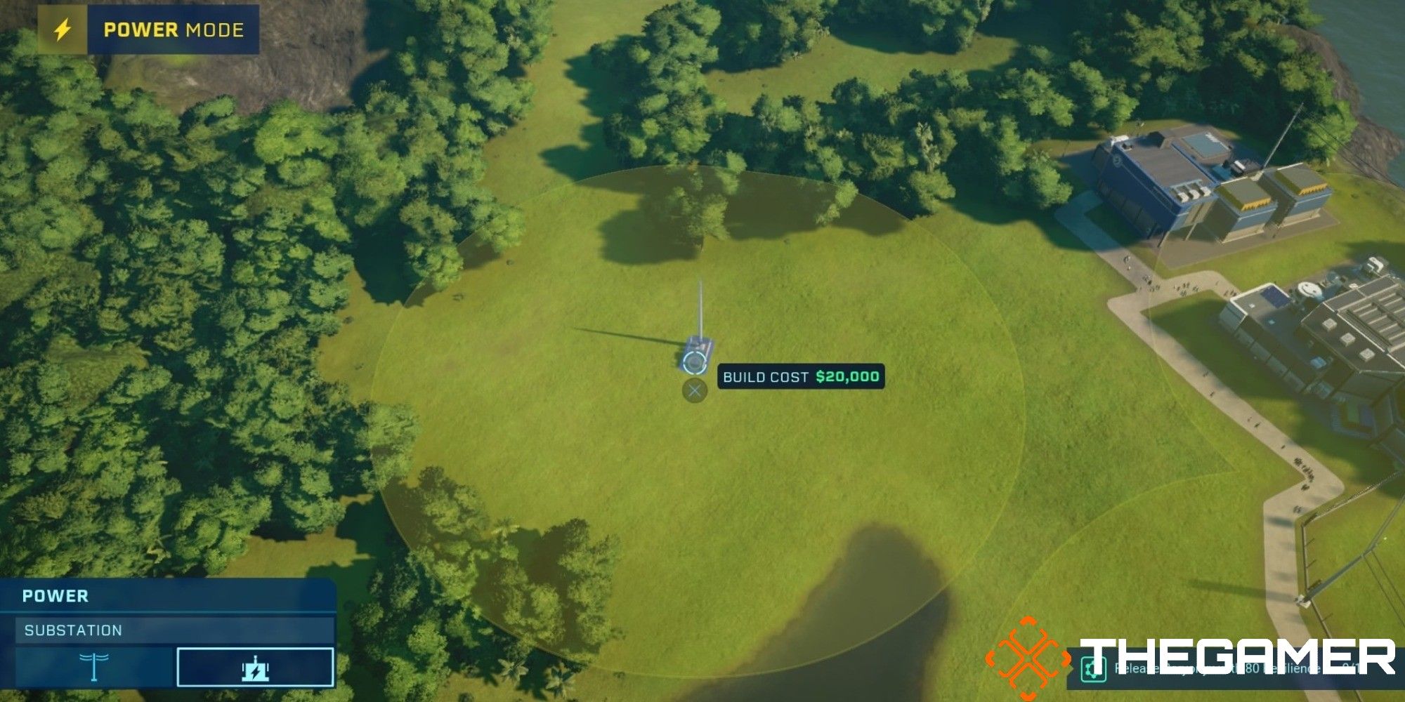 Jurassic World Evolution Small Substation Power Area