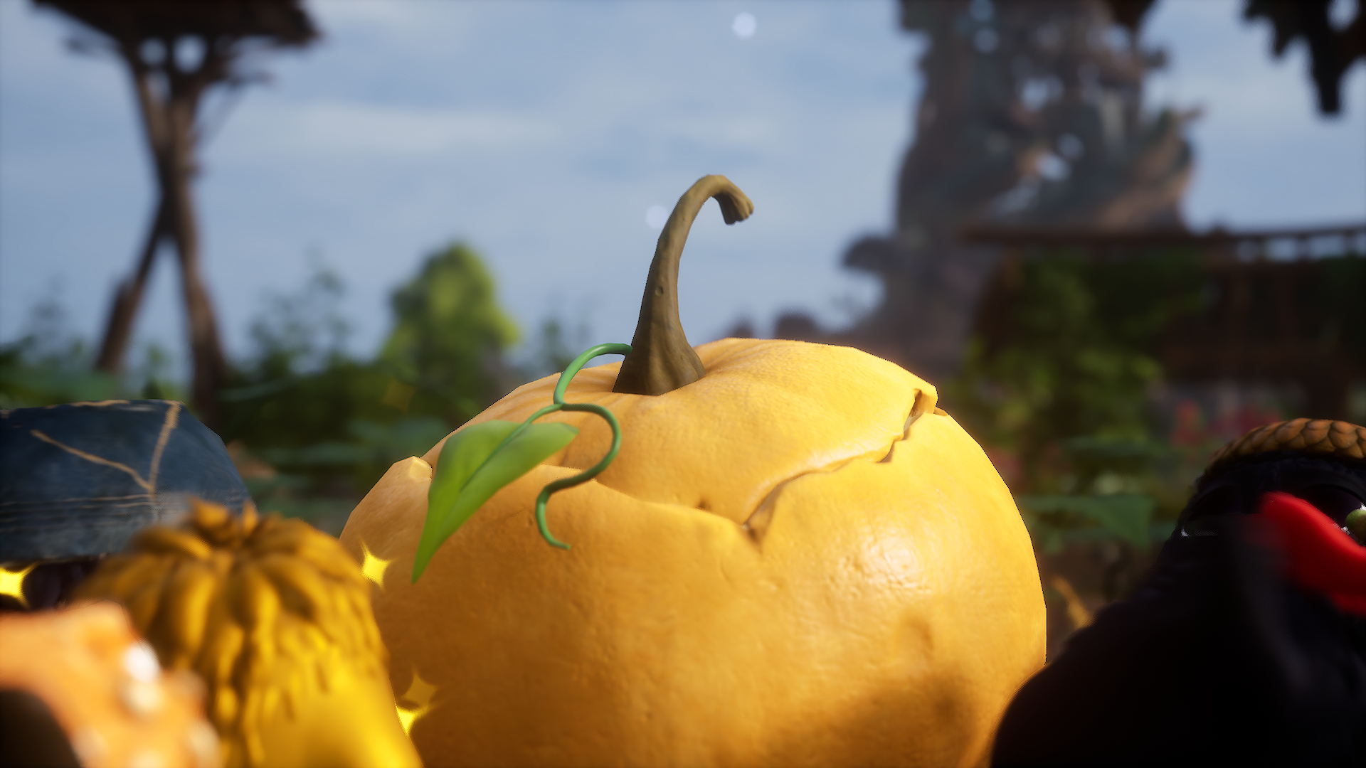 Kena pumpkin hat