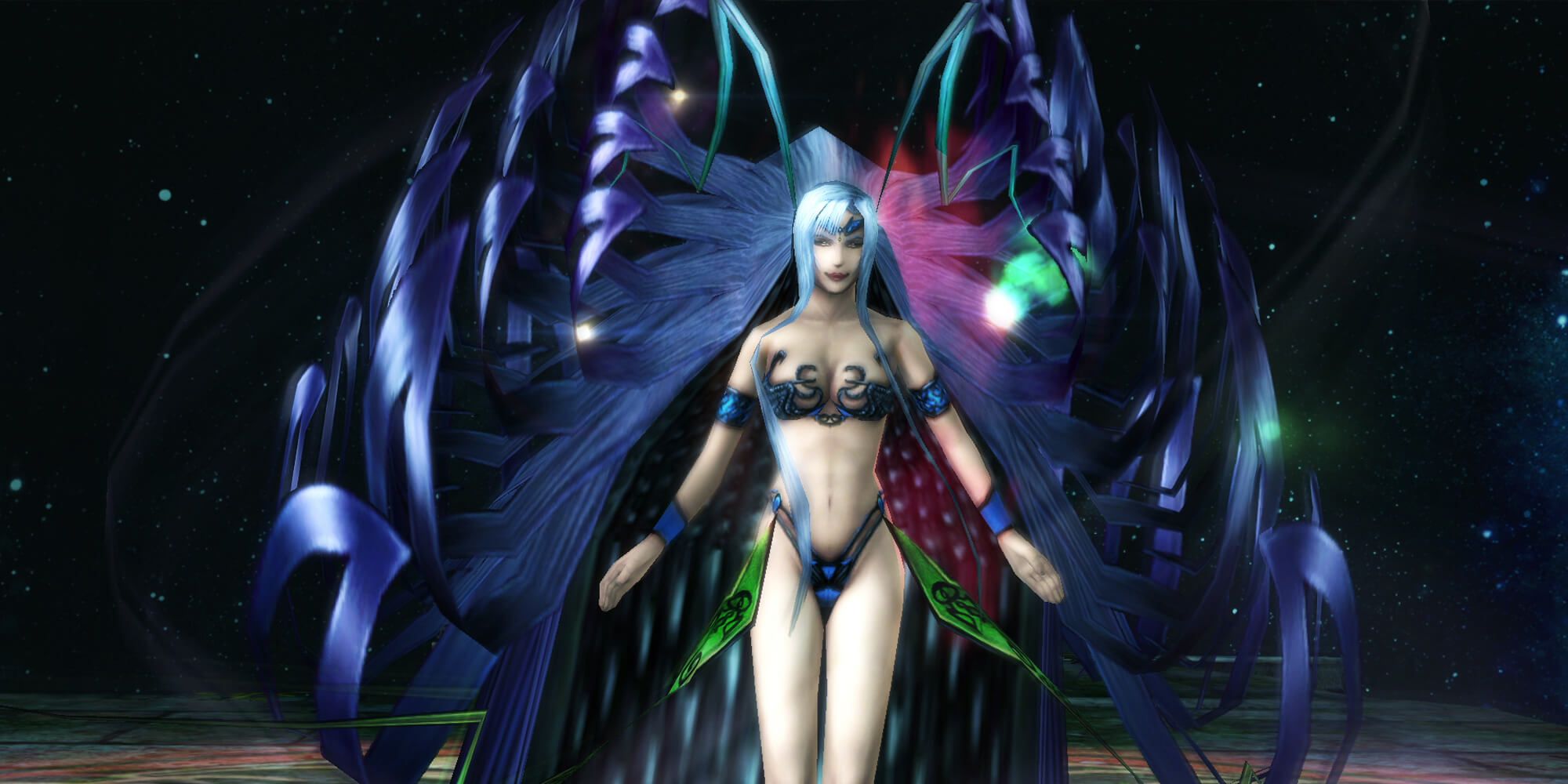 Lady Yunalesca Prepares For Battle