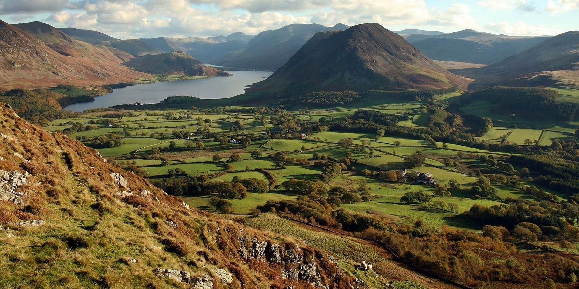 Lake District National Park Mountains in England