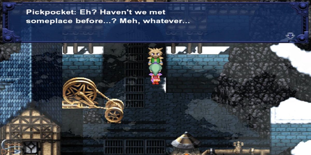 Talking to the Lone Wolf in Final Fantasy 6