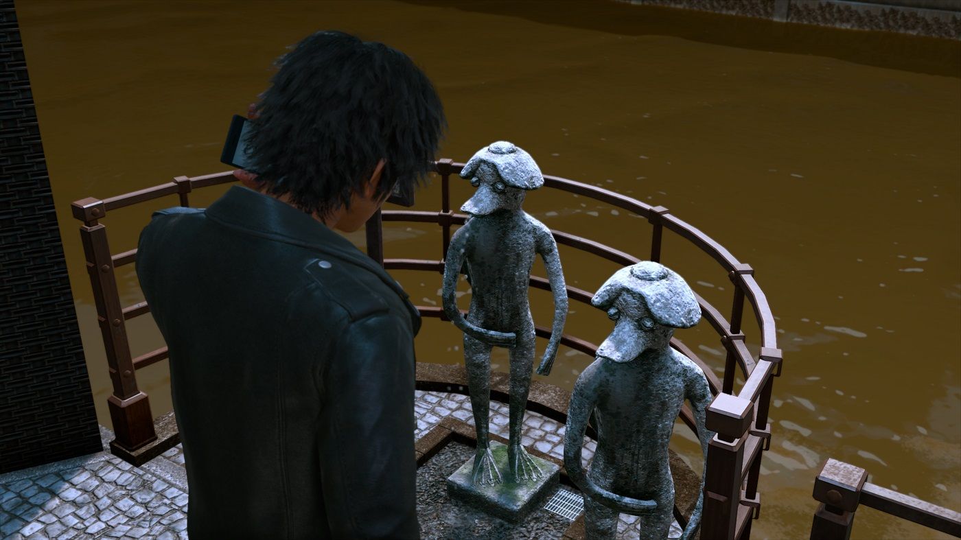 Lost Judgment kappa statues