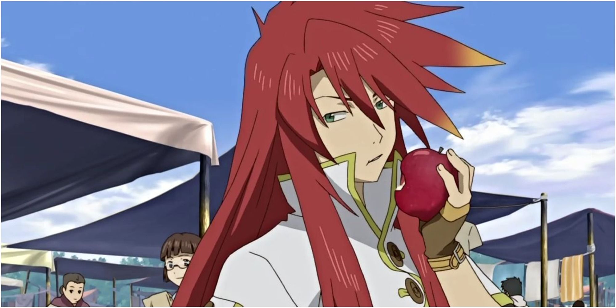 Luke's ego on full display before sword fighting practice  Tales of the Abyss
