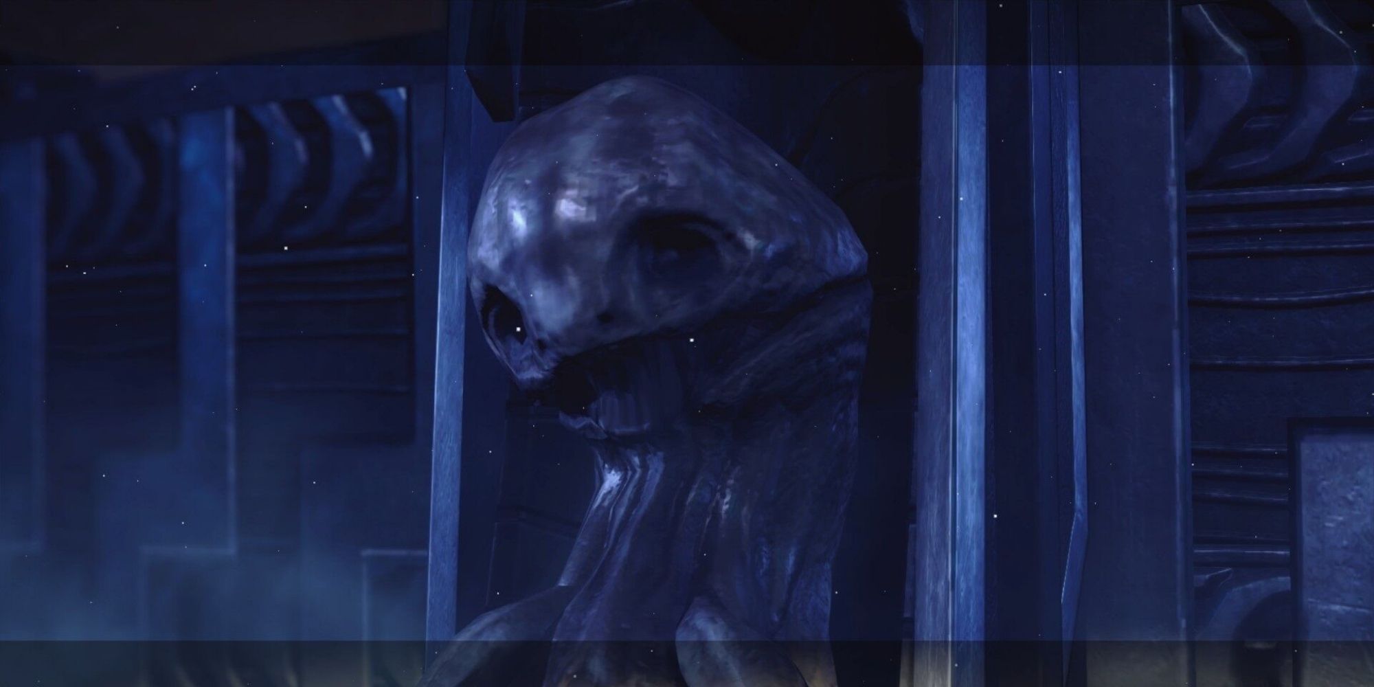 Nier Automata dead alien reveal scene