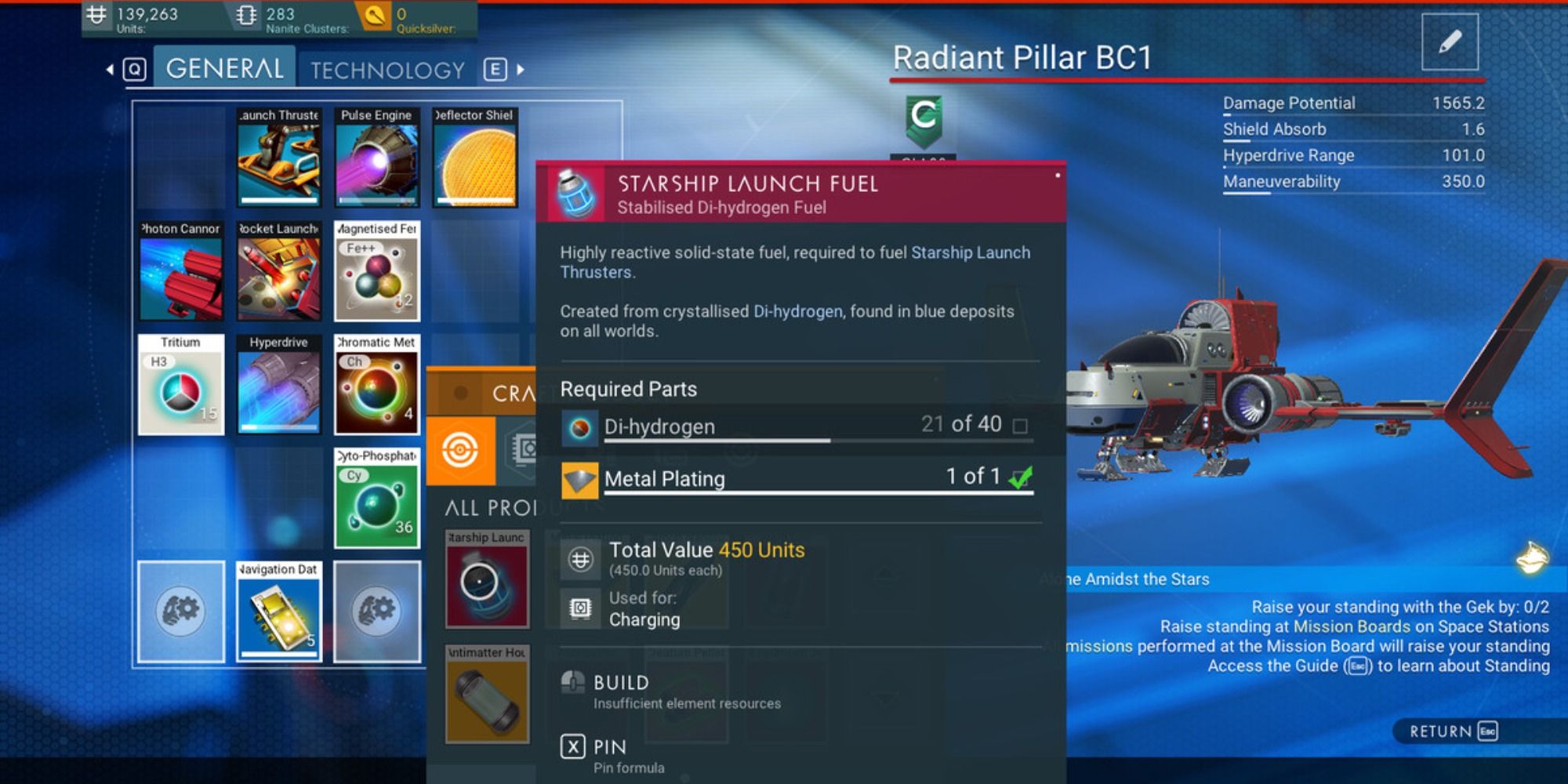 No Man's Sky Di-Hydrogen recipes
