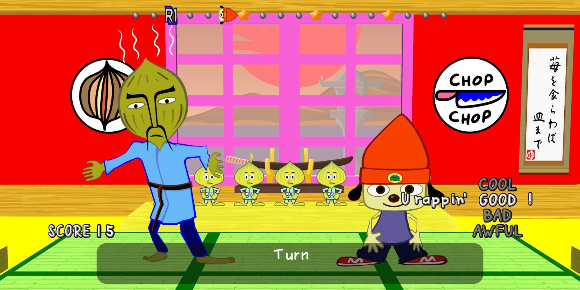 PaRappa the Rapper rhythm game