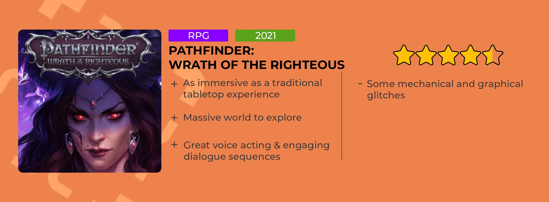 Pathfinder Review Card