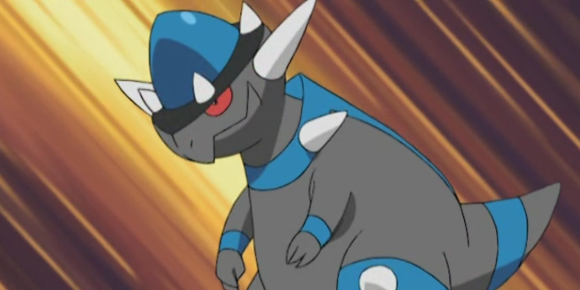 Roark's Rampardos in the Pokemon Anime