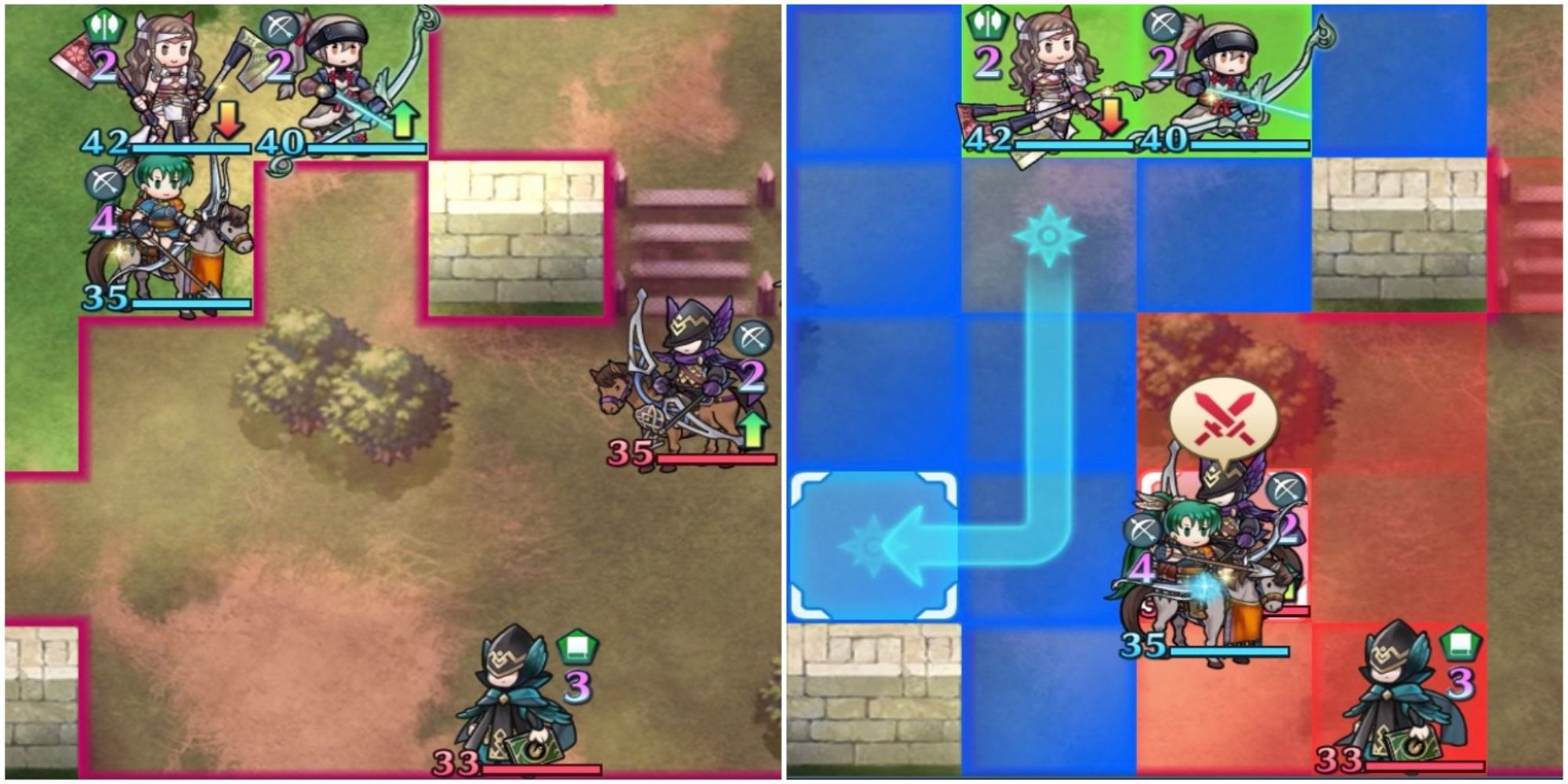 Fire Emblem Heroes Danger Zone Toggle Map