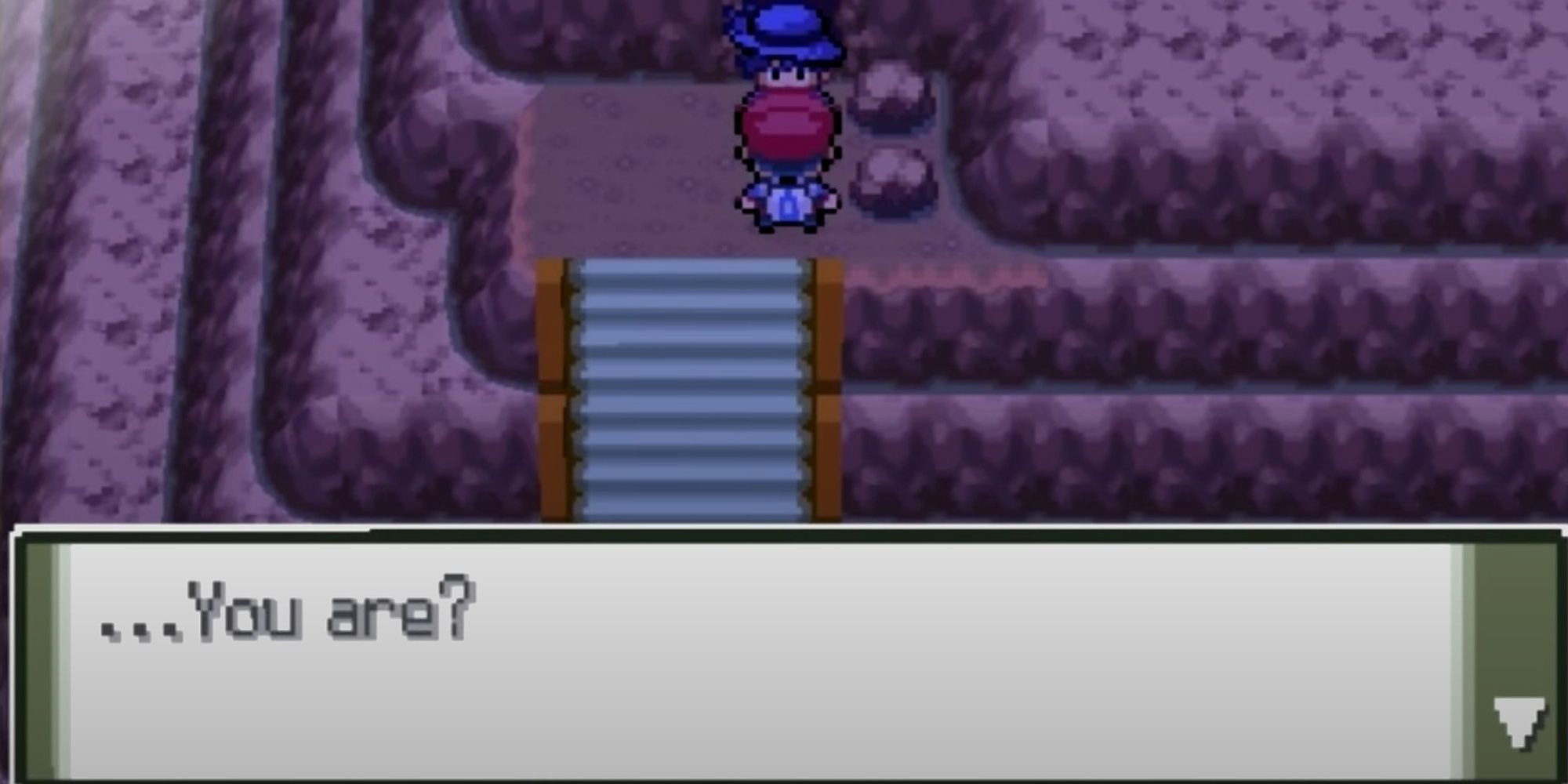Riley at Iron Island Entrance in Pokemon Platinum