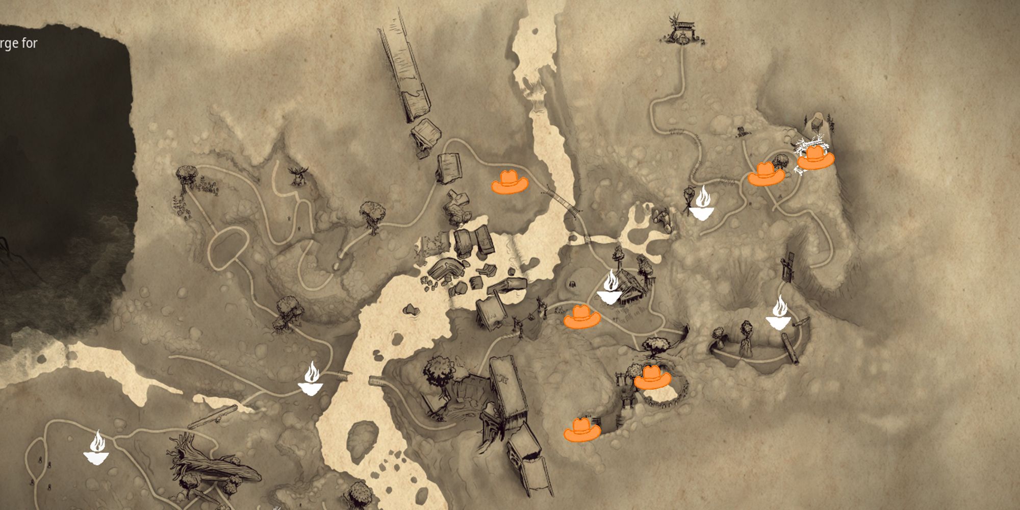 Rusu Mountain Hats Marked On Map