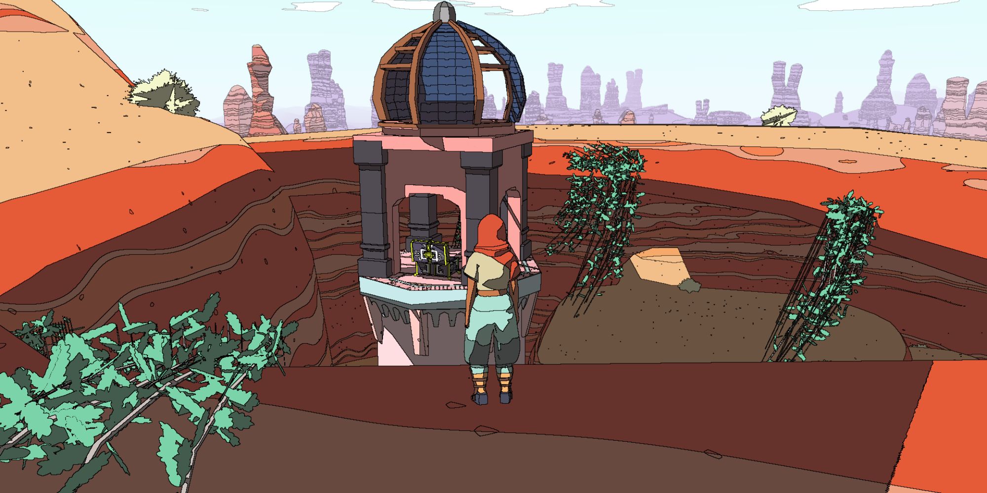 Sable Green Plants Guide The Way To Tower With Treasure