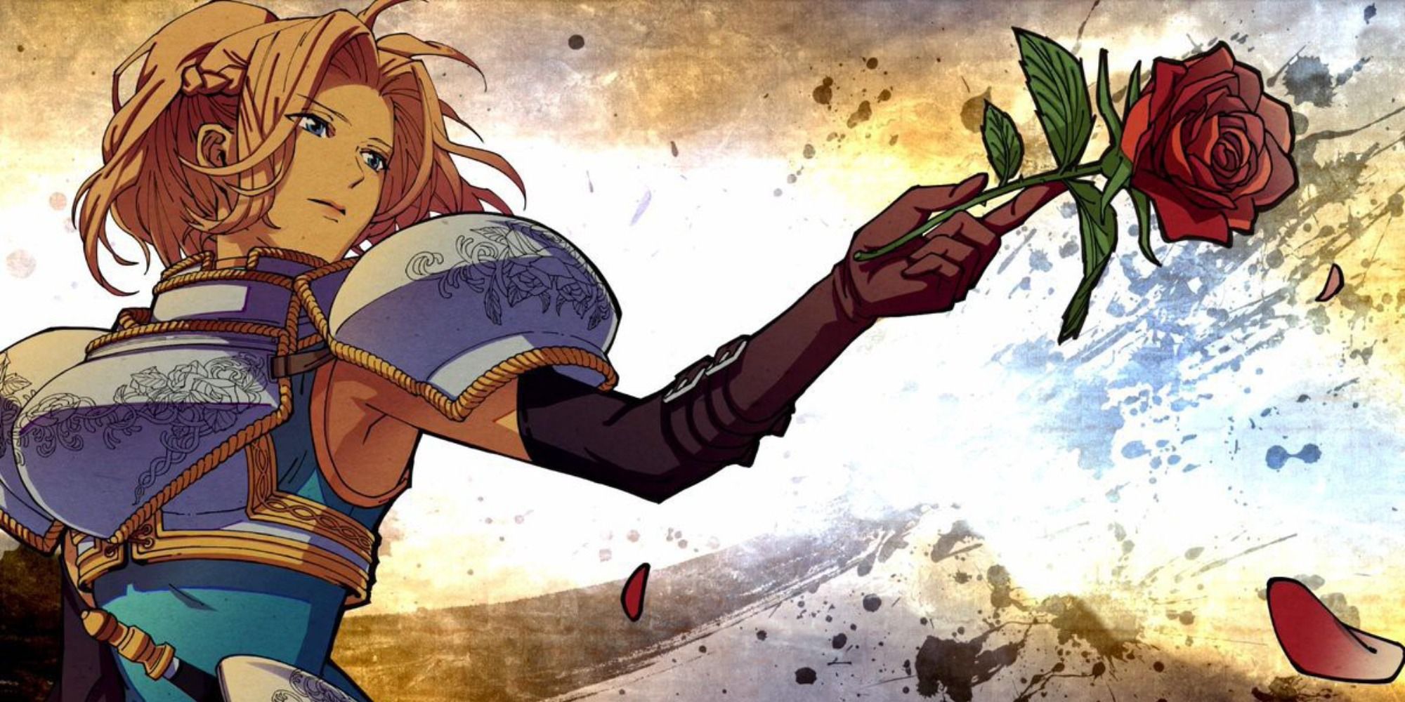 Samurai Shodown Charlotte with a rose