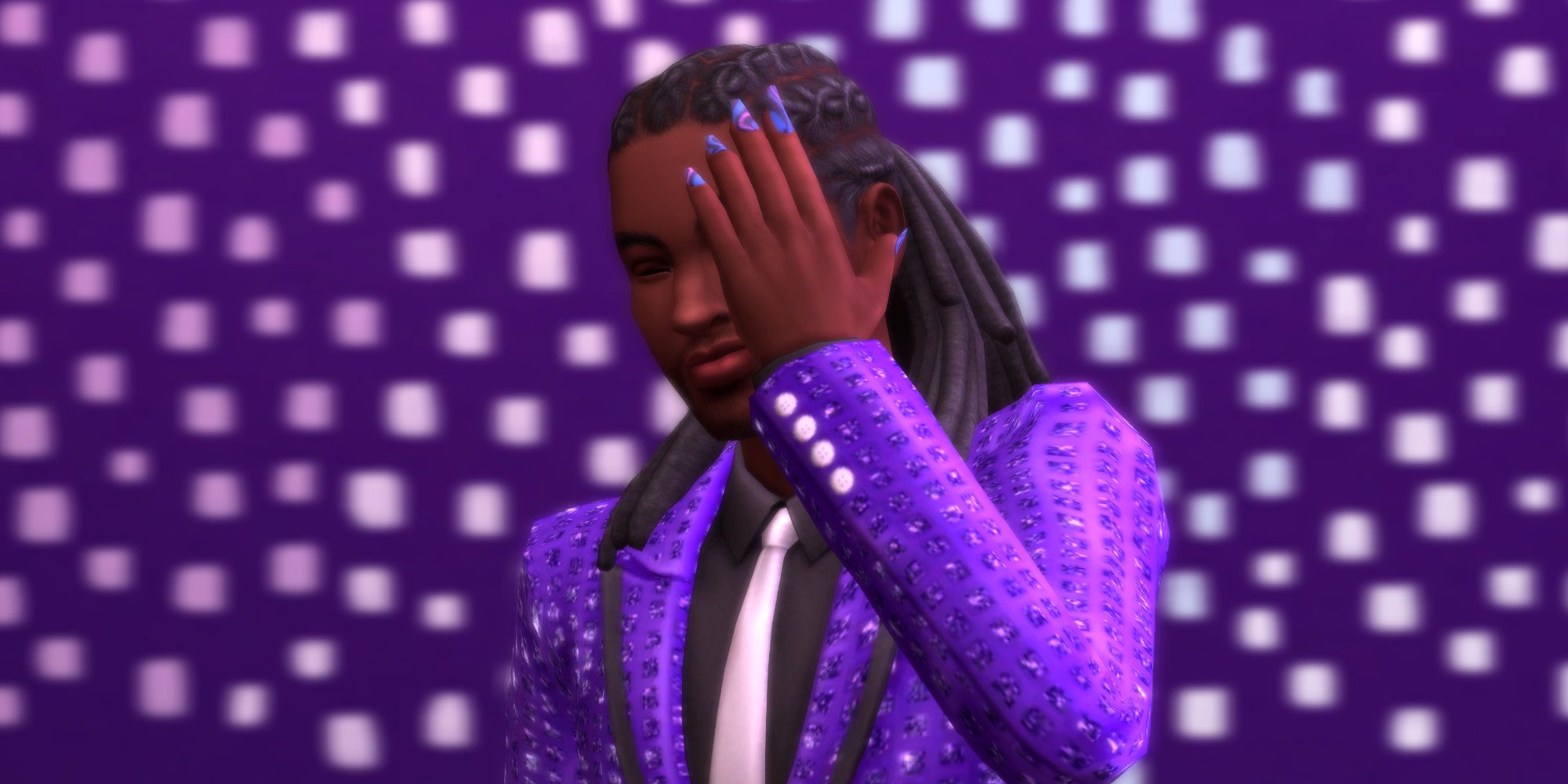 Sims 4 male sim rocking a manicure