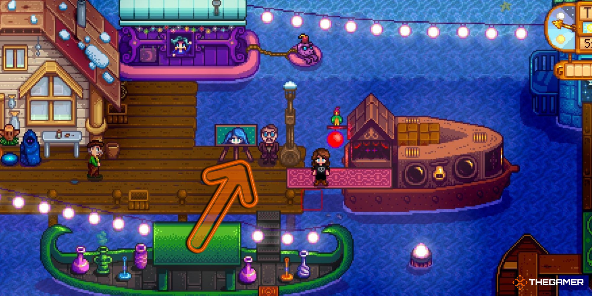 Stardew Valley Night Market - Famous Painter Lupini