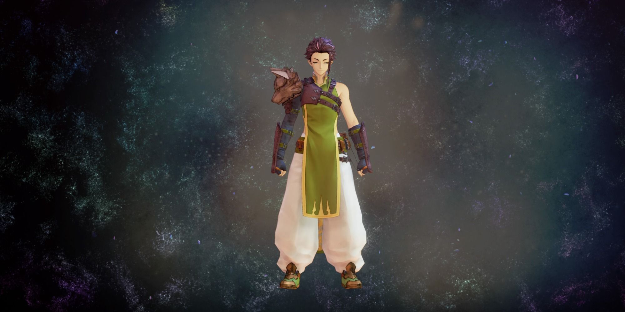 Green Wolf Vest for Law in Tales of Arise