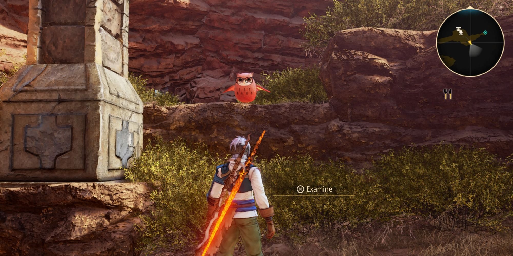 Lacerda Cliffs Owl location in Tales of Arise