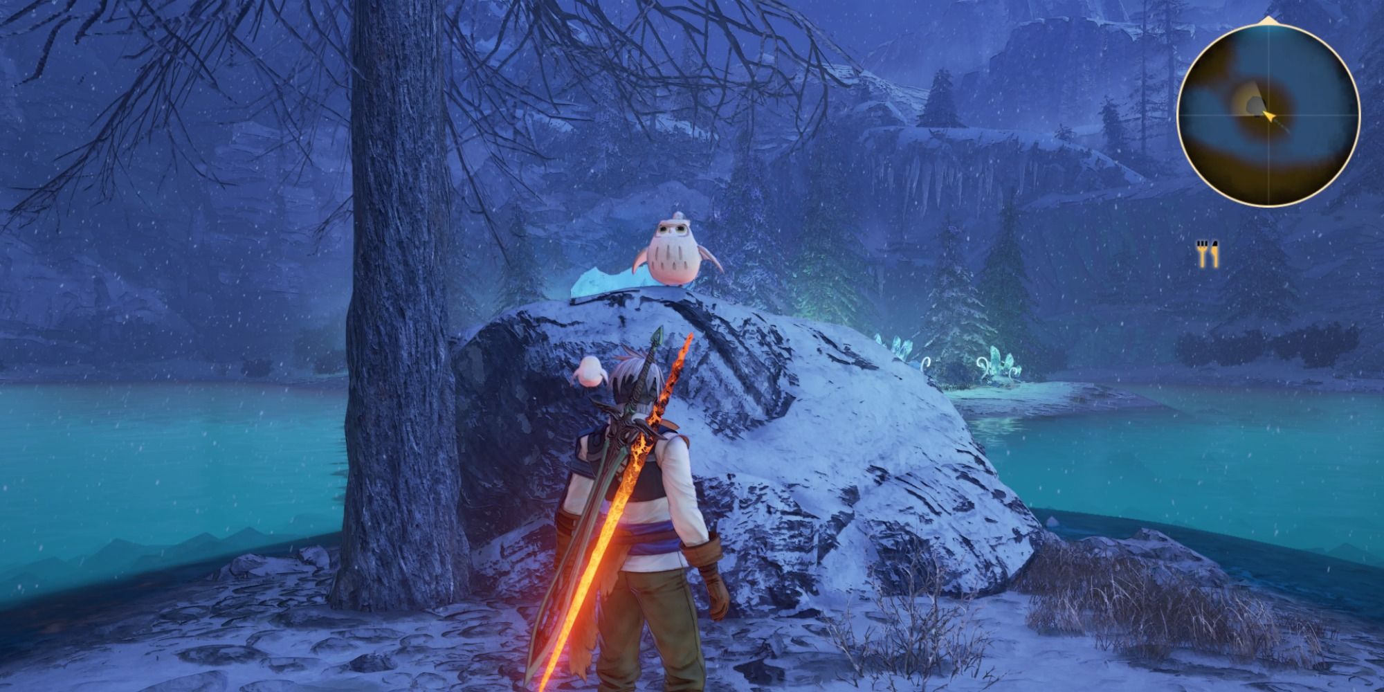 Nevira Snowplains Owl location in Tales of Arise