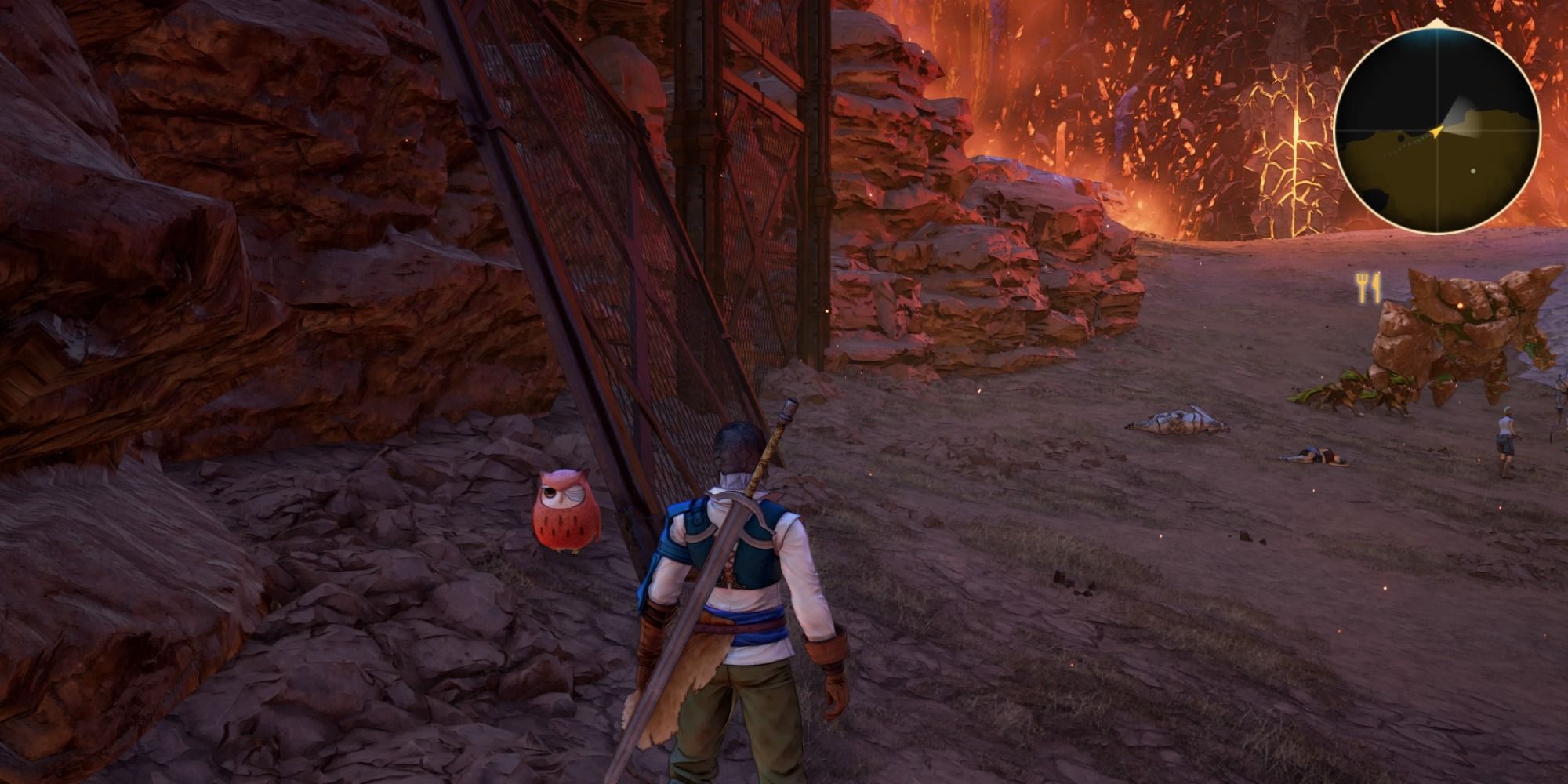 Trench of Flames, Gates of Fire Owl location in Tales of Arise