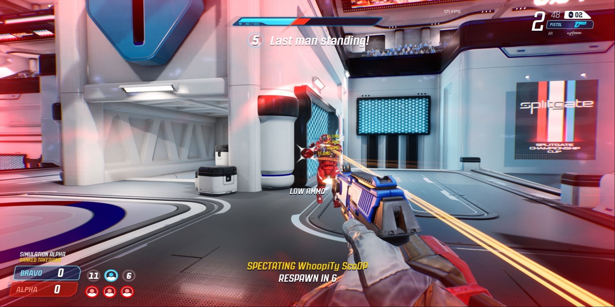 Ranked Takedown on a simulation map