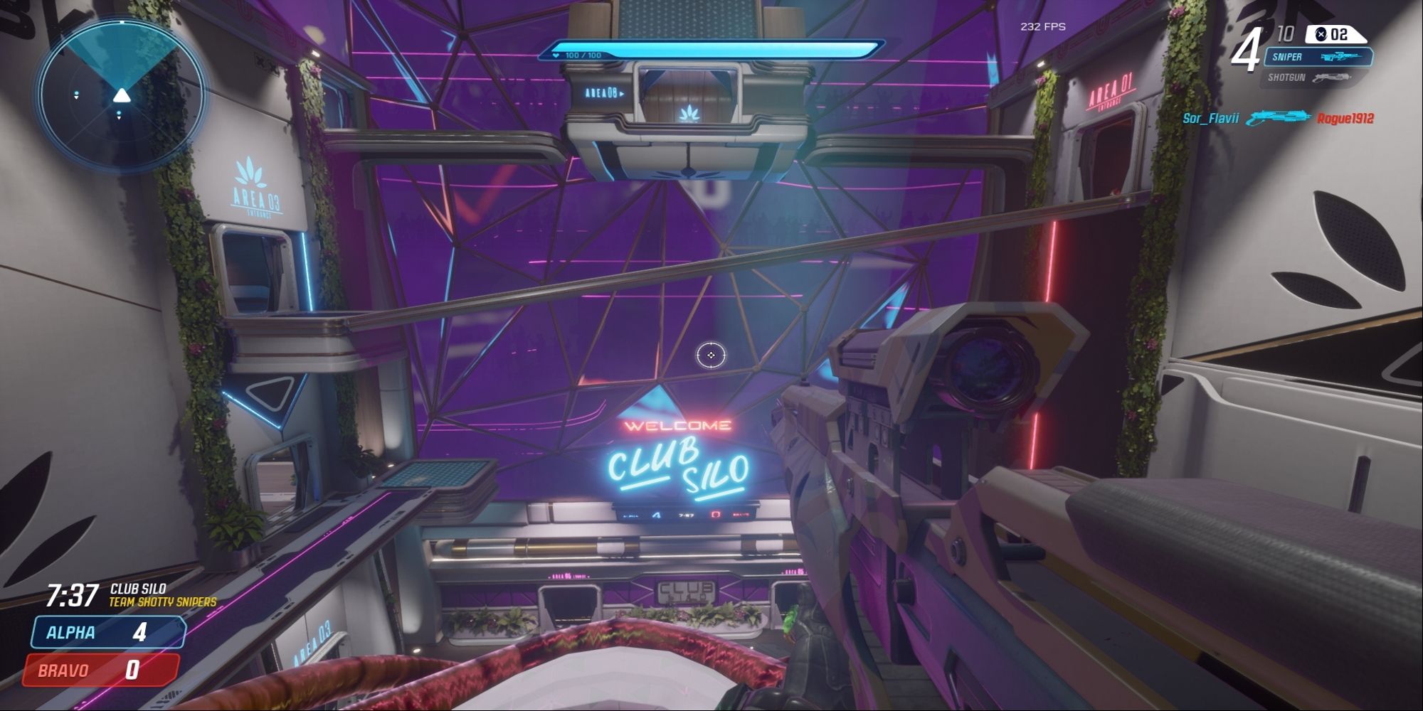Team Shotty Snipers on the Club Silo arena