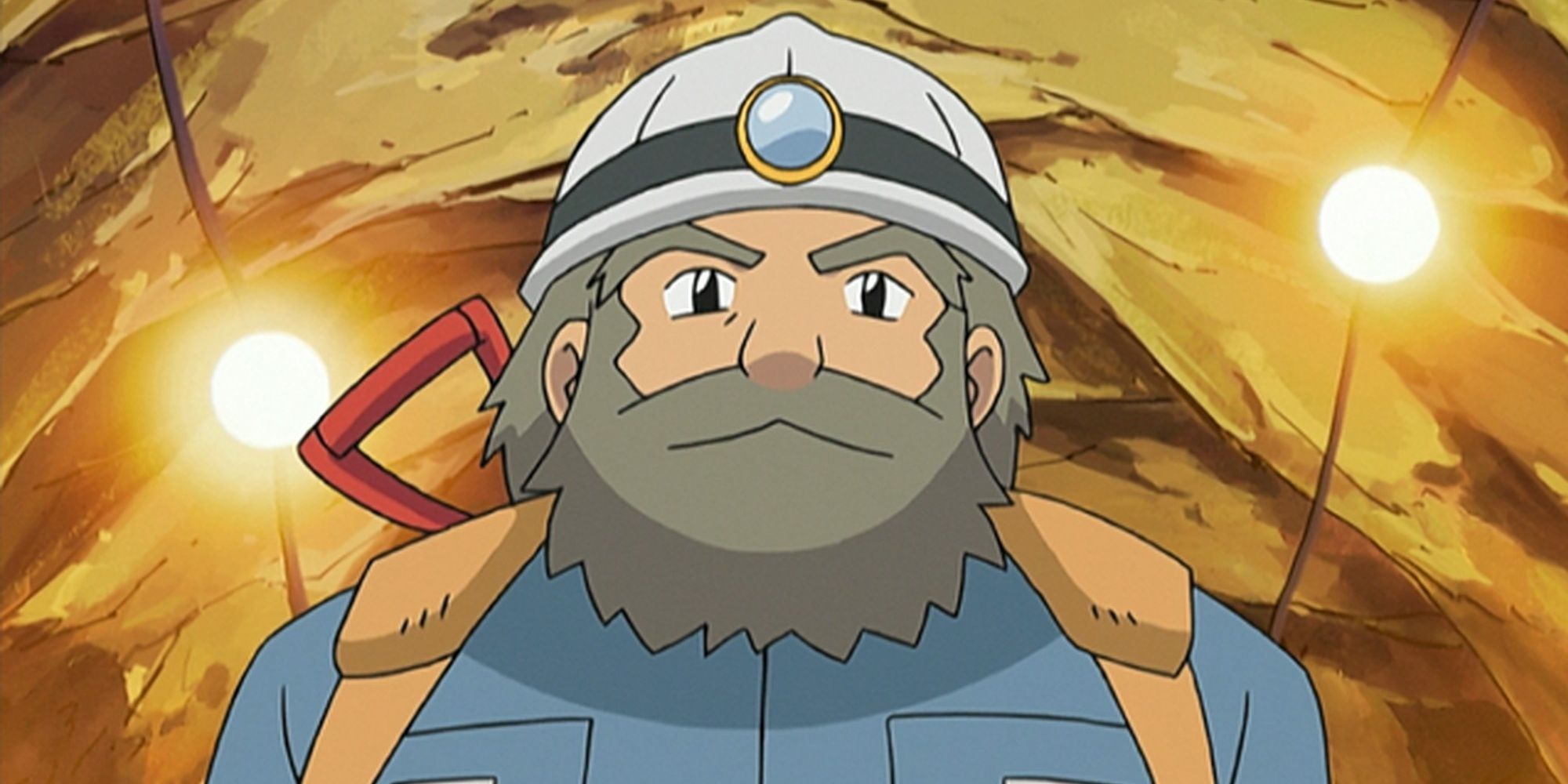 The old Underground Man as seen in the Pokemon anime