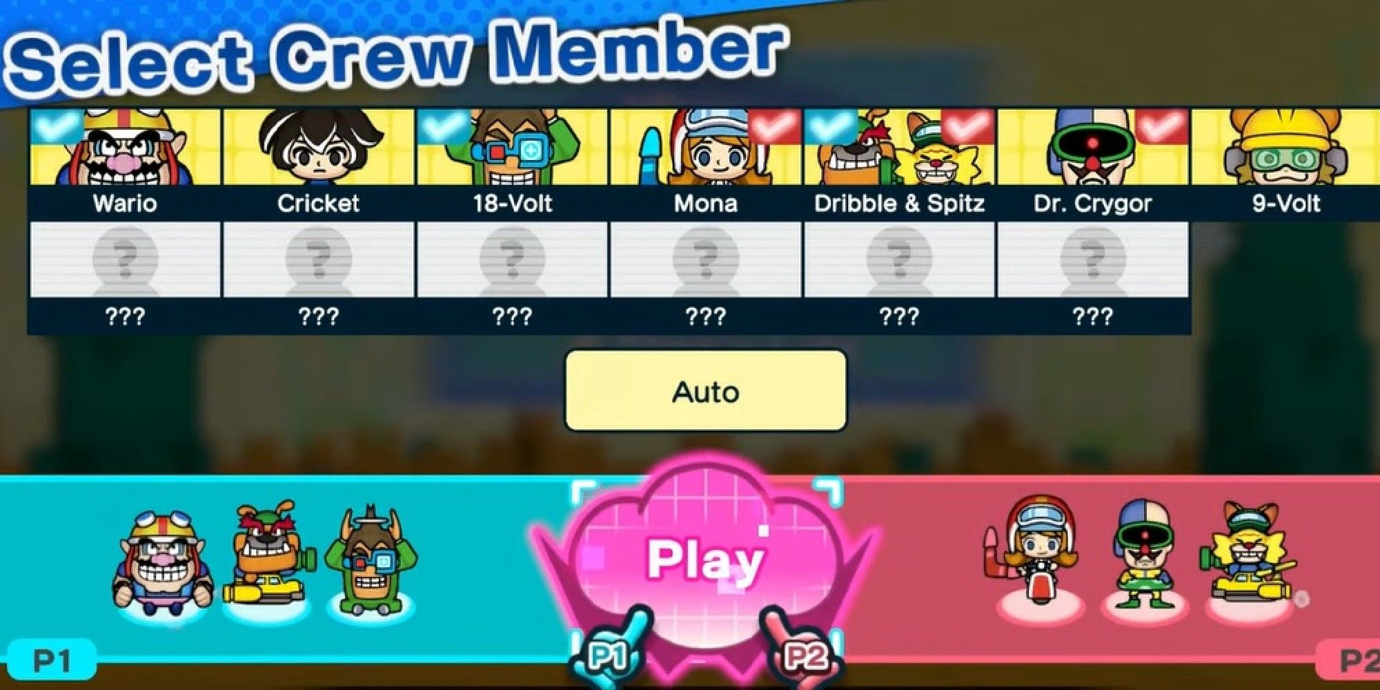 Warioware-Character-Select