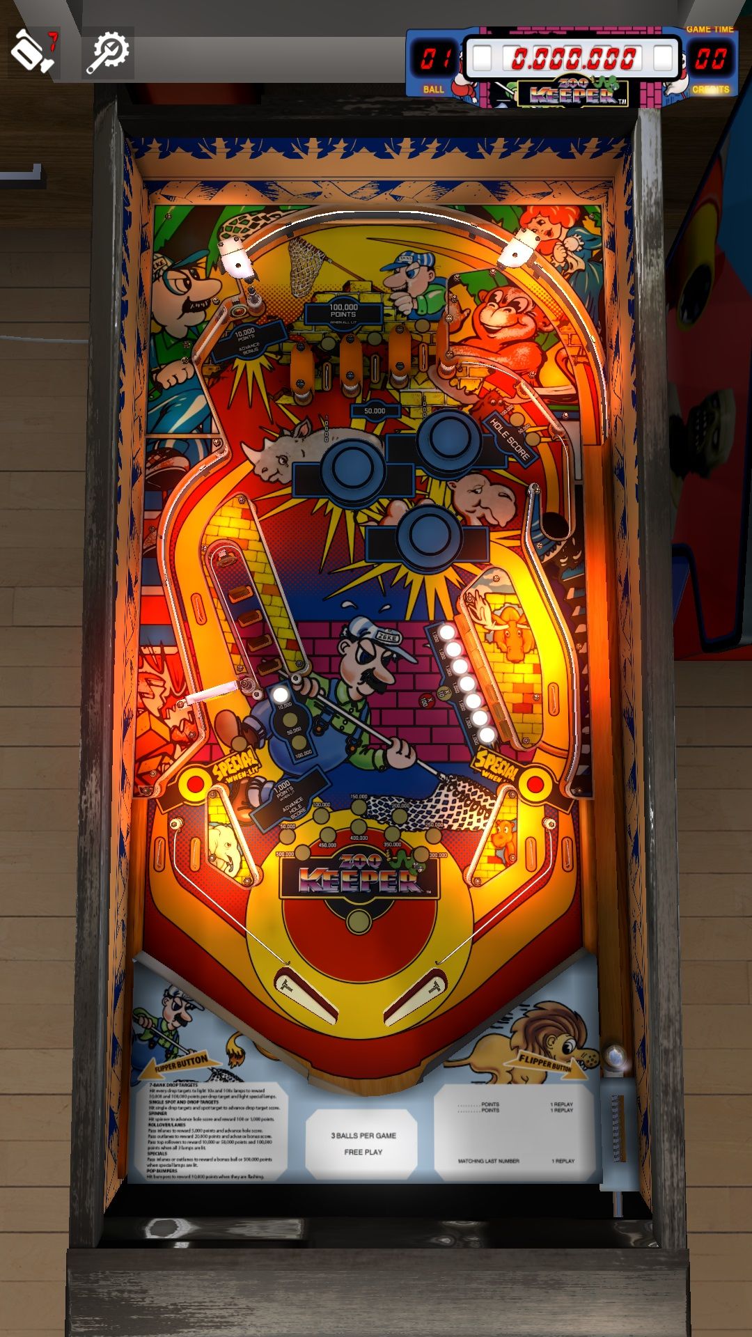 Zoo Keeper Playfield