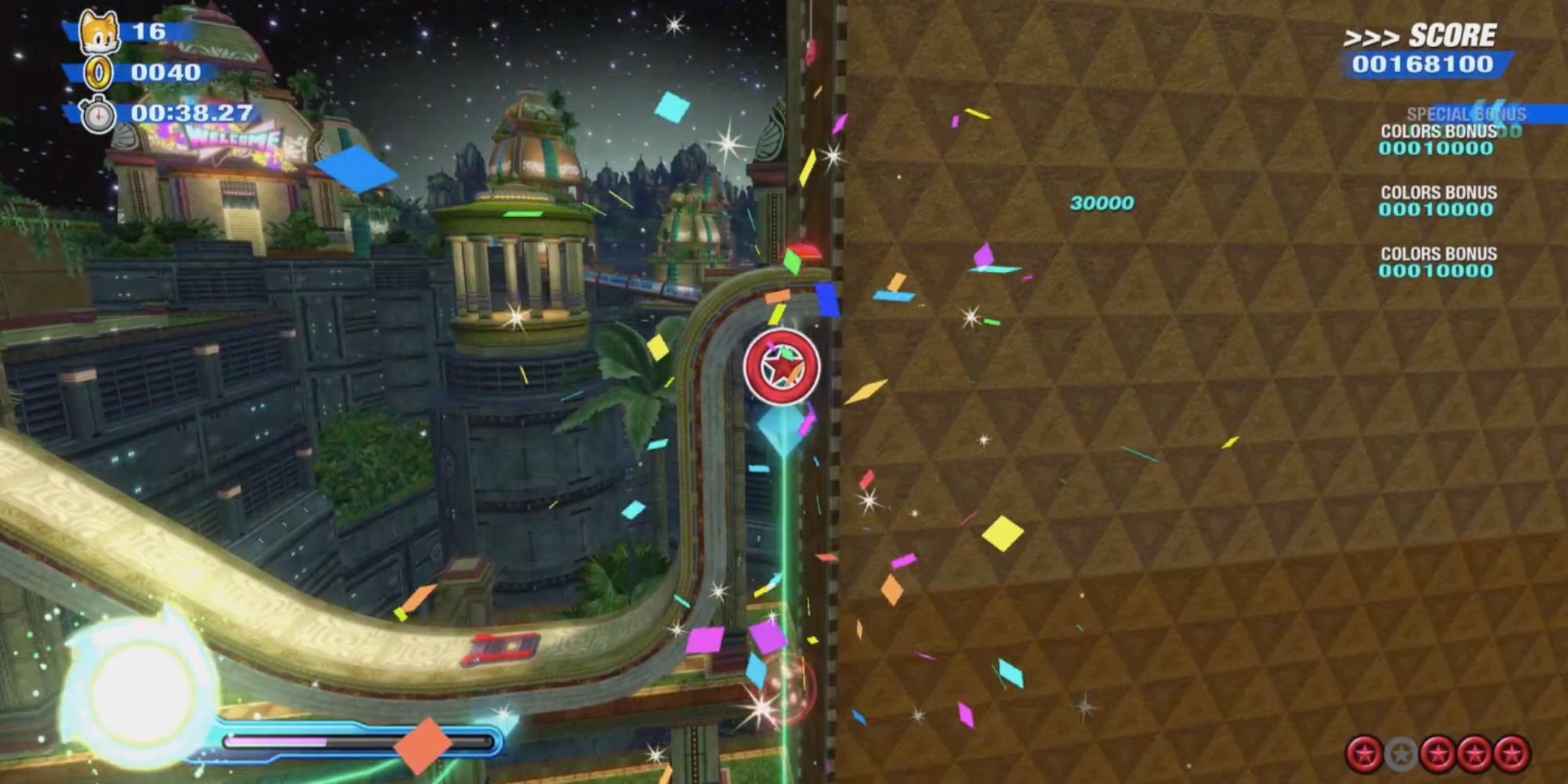 a red star ring in sonic colors ultimate