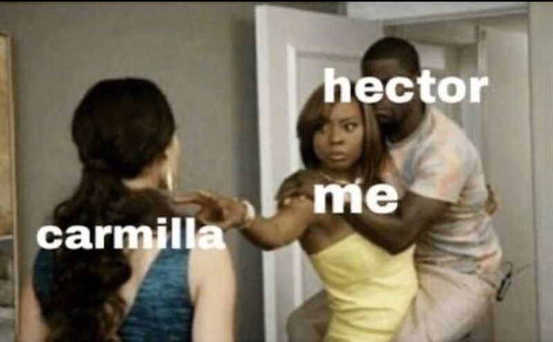 castlevania hector holding back me against carmilla