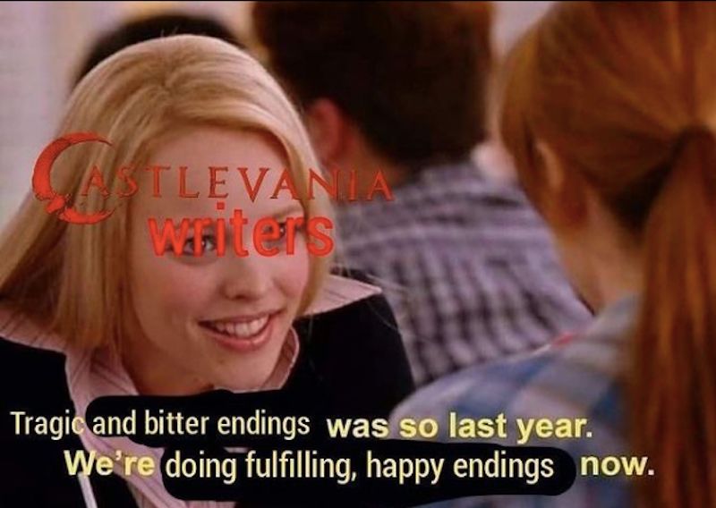 castlevania endings meme