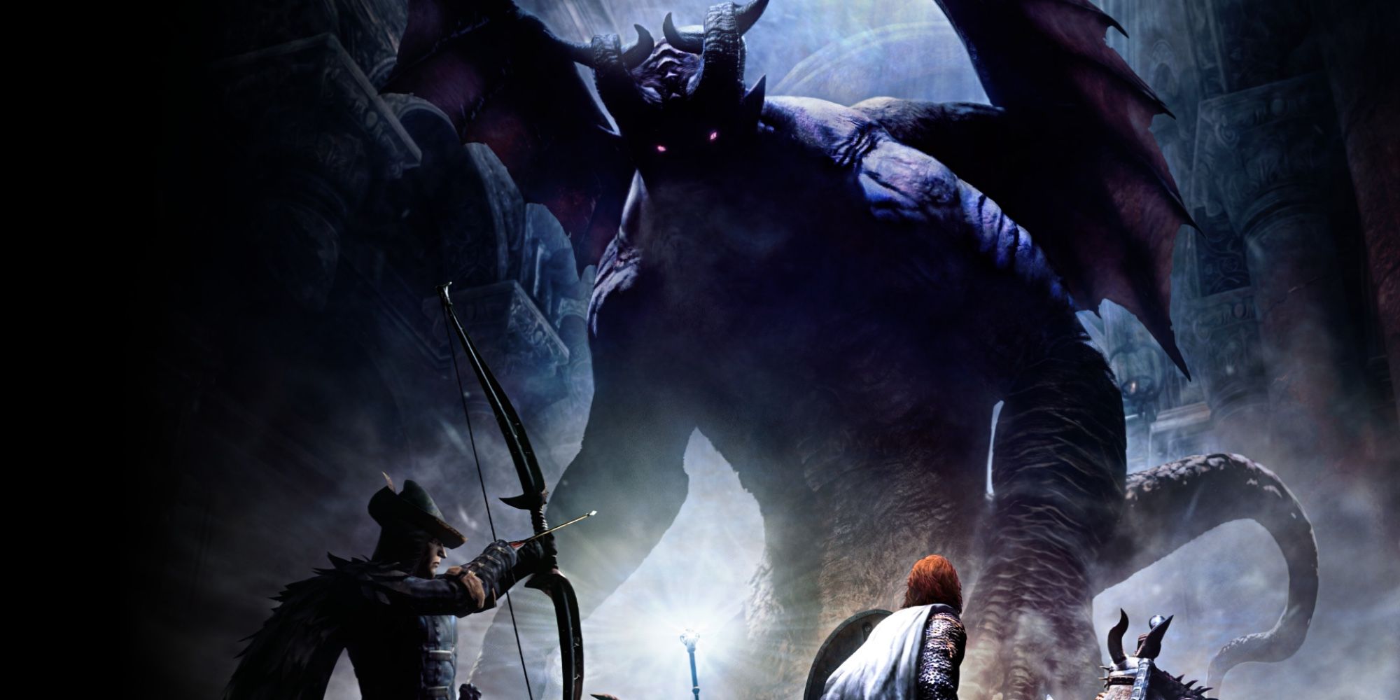 characters fighting a monster in dragons dogma dark arisen