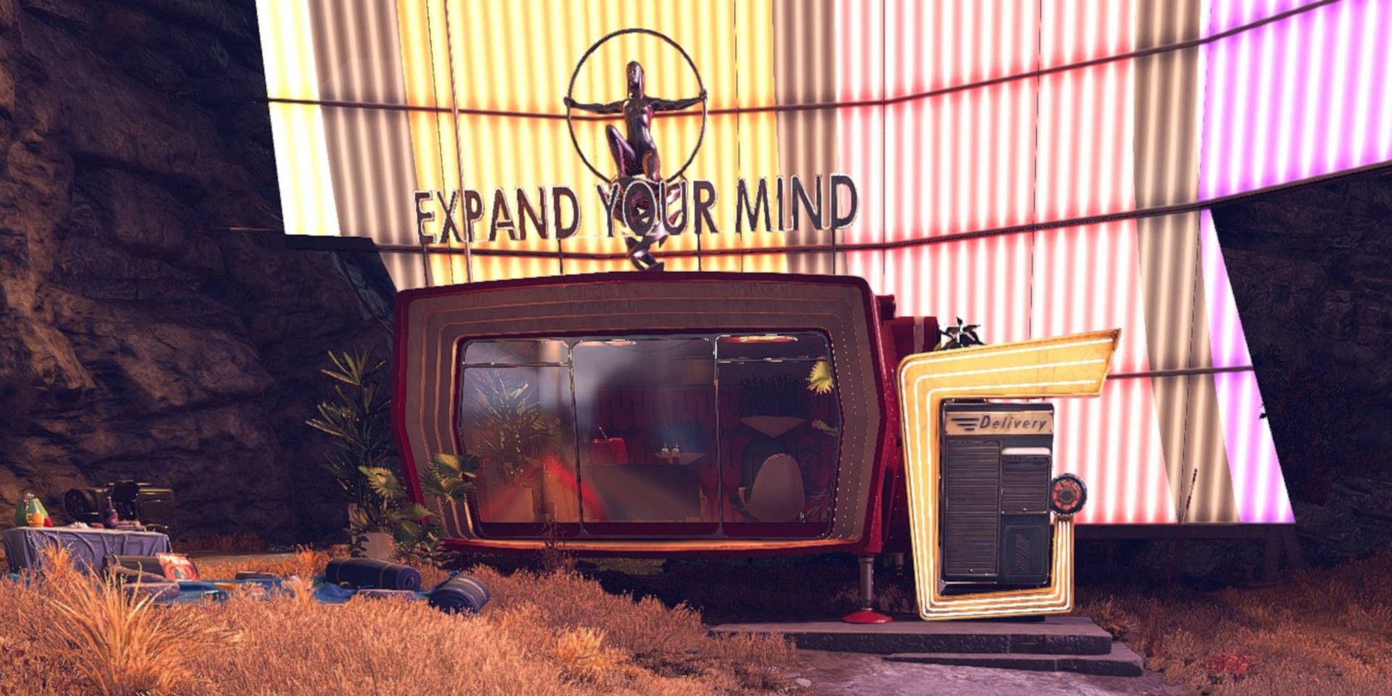 delivery booth for deathloop area