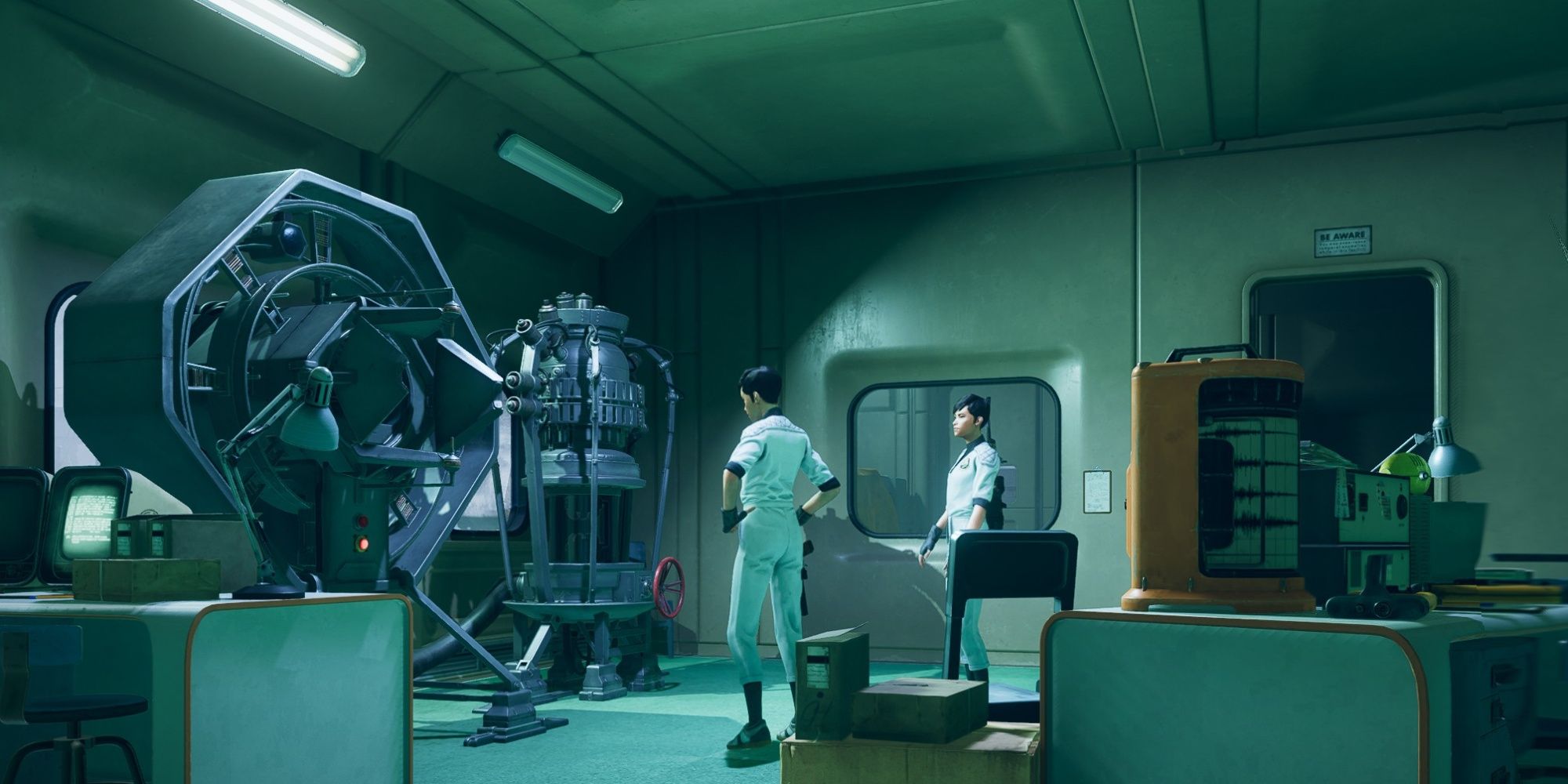 Deathloop Wenjie Evans Laboratory The Complex Scientists Working