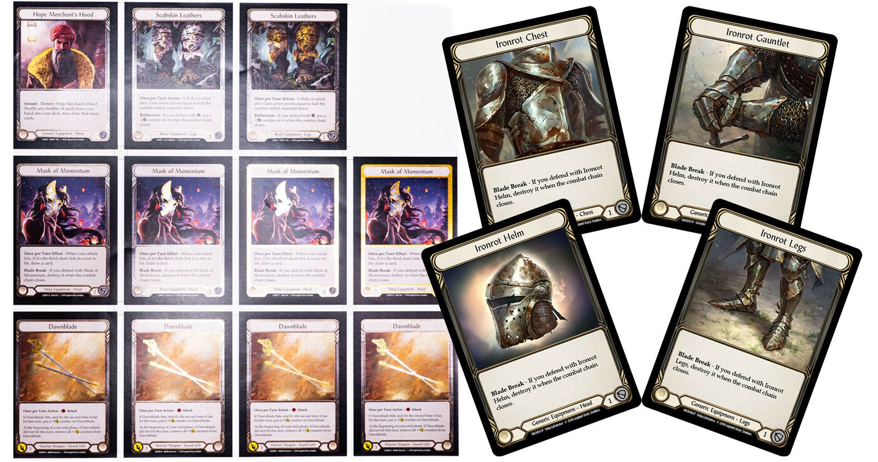 Flesh and Blood Charity Auction Cards