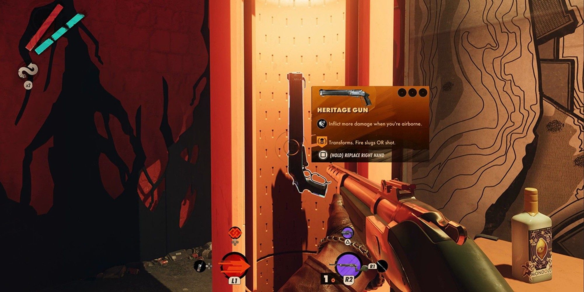 searching for gun loot