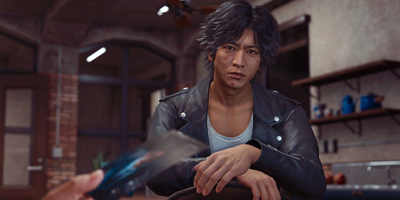 A screenshot showing Ryu in Lost Judgment