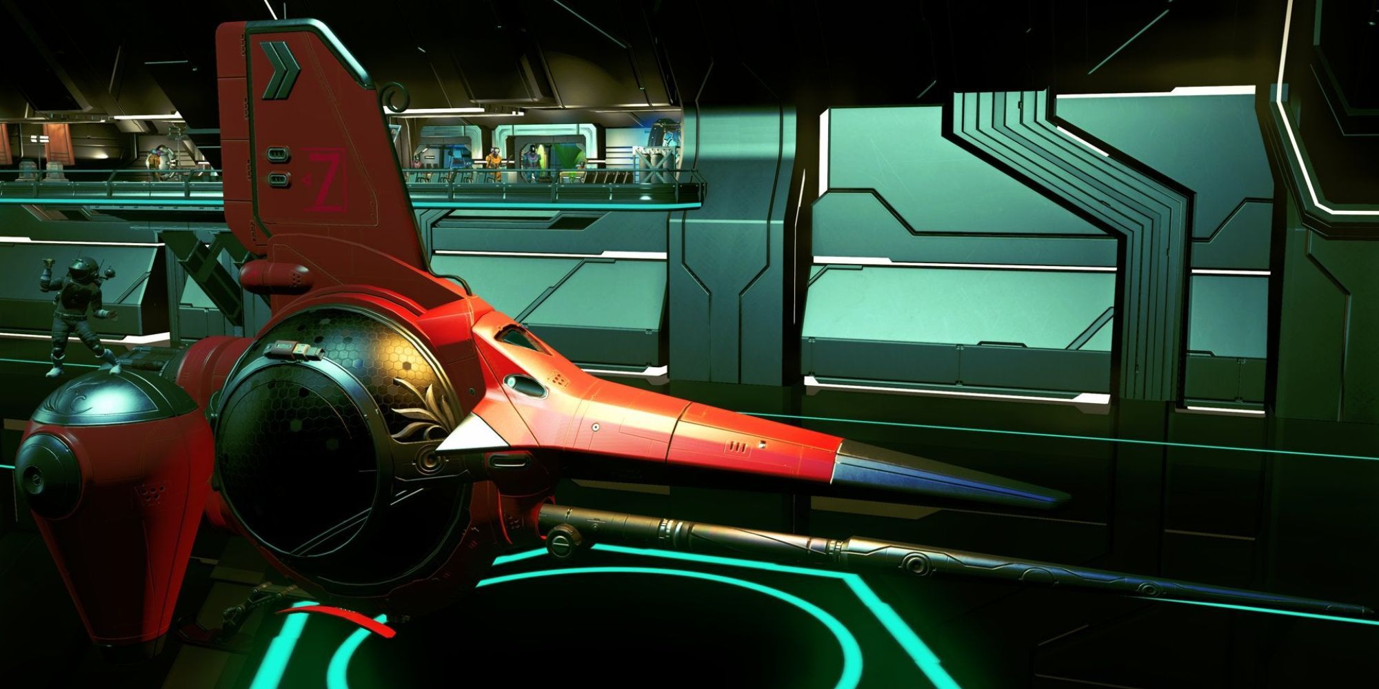 no_man's_sky_red_starship_docked_inside