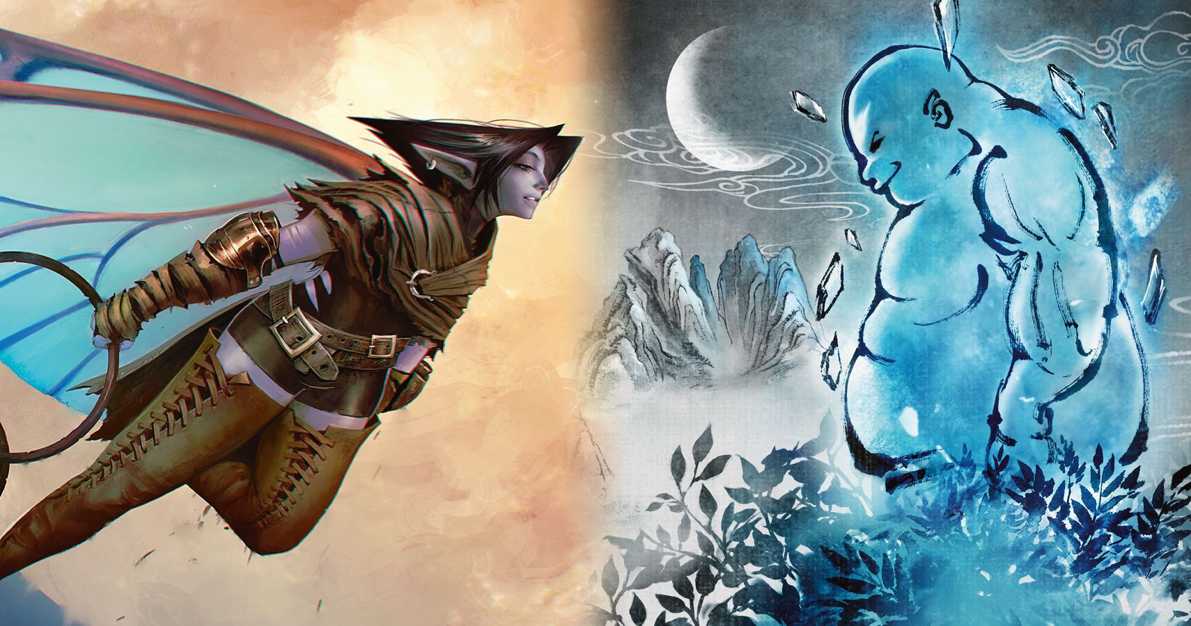 Brazen Borrower by Alexandre Chaudret and Kami of the Crescent Moon by JungShan