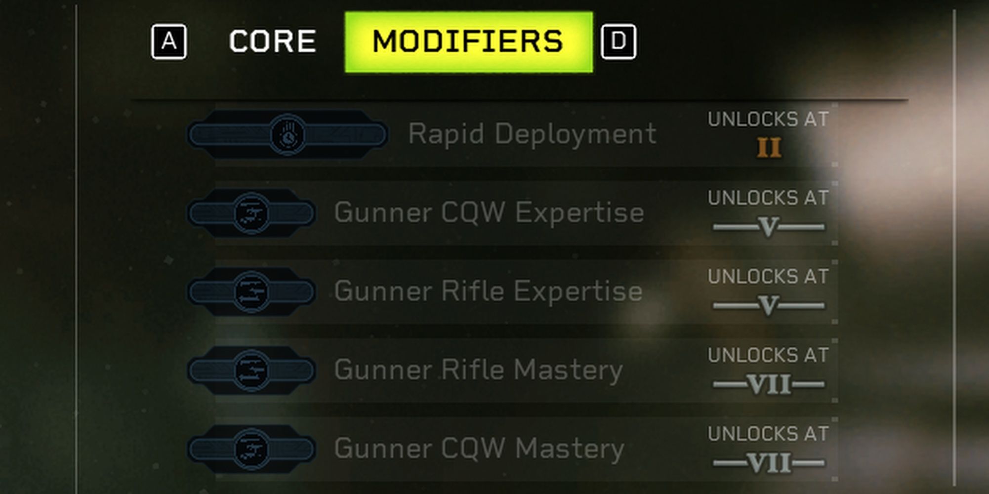 Aliens: Fireteam Elite Unlockable Perks And Their Required Level