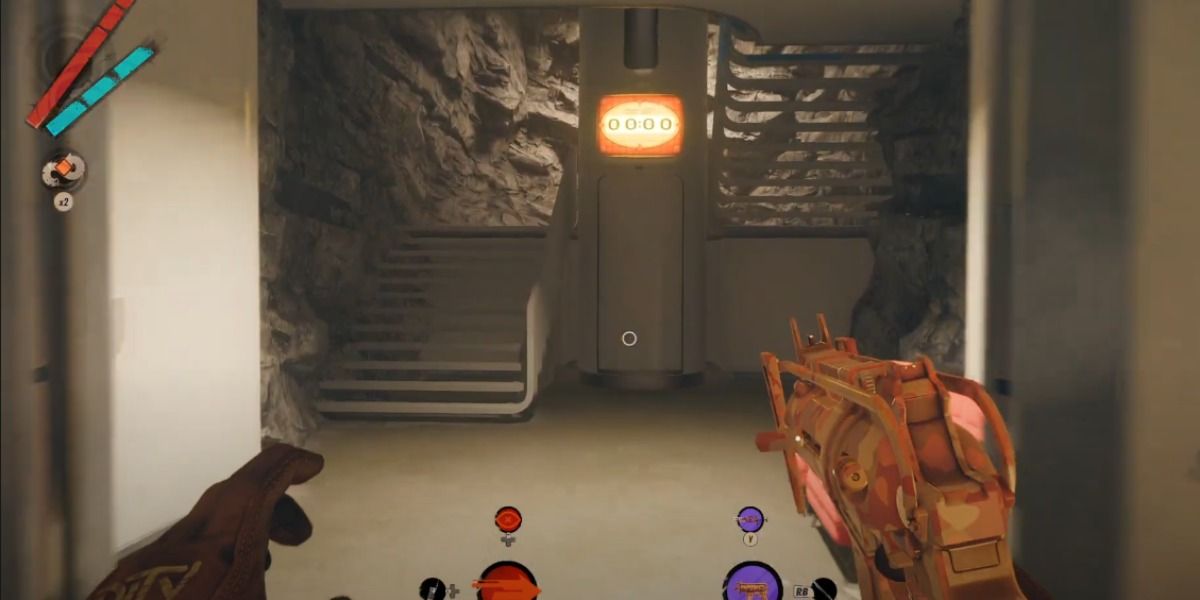 going to the second floor in the moxie